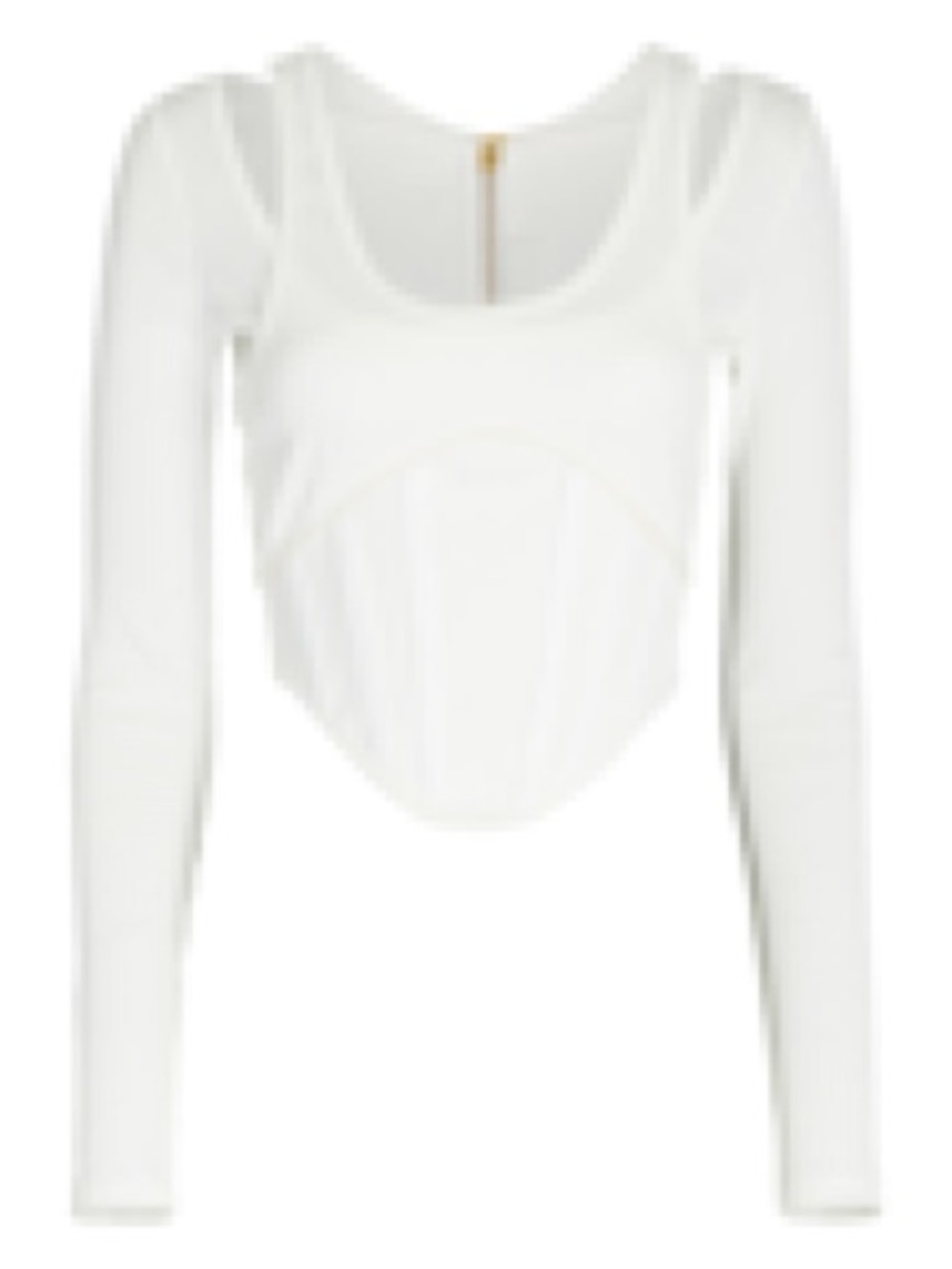 Dion Lee Ribbed Corset Shrug Combo Top